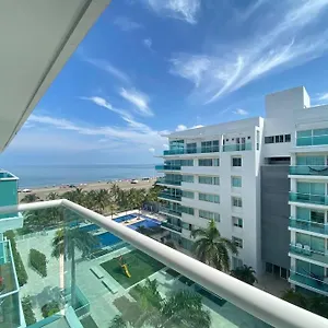 Con Linda Vista Al Mar Primera Linea Apartamento Cartagena